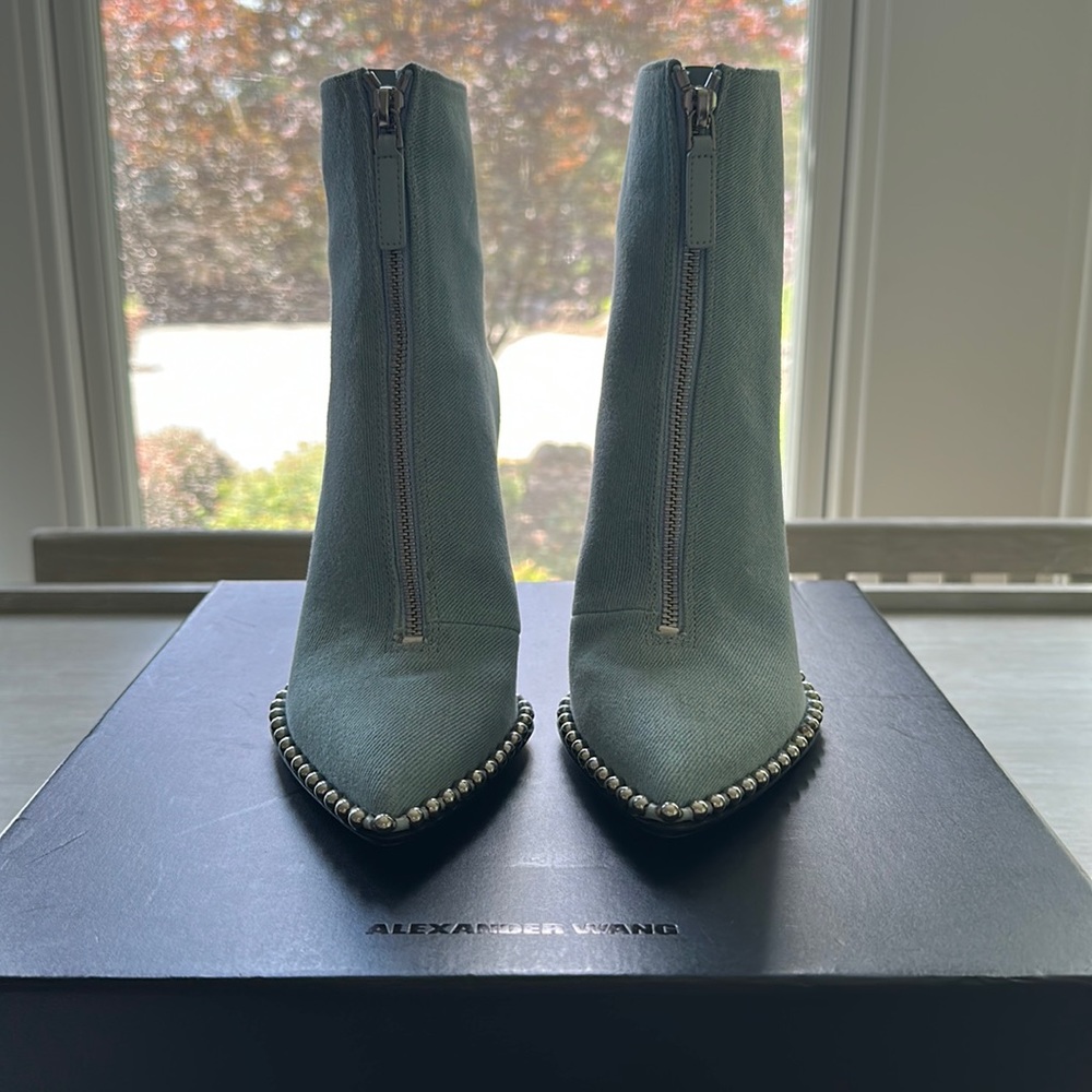 Alexander Wang Denim Booties